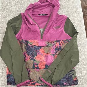 Colorful Hooded Windbreaker Jacket